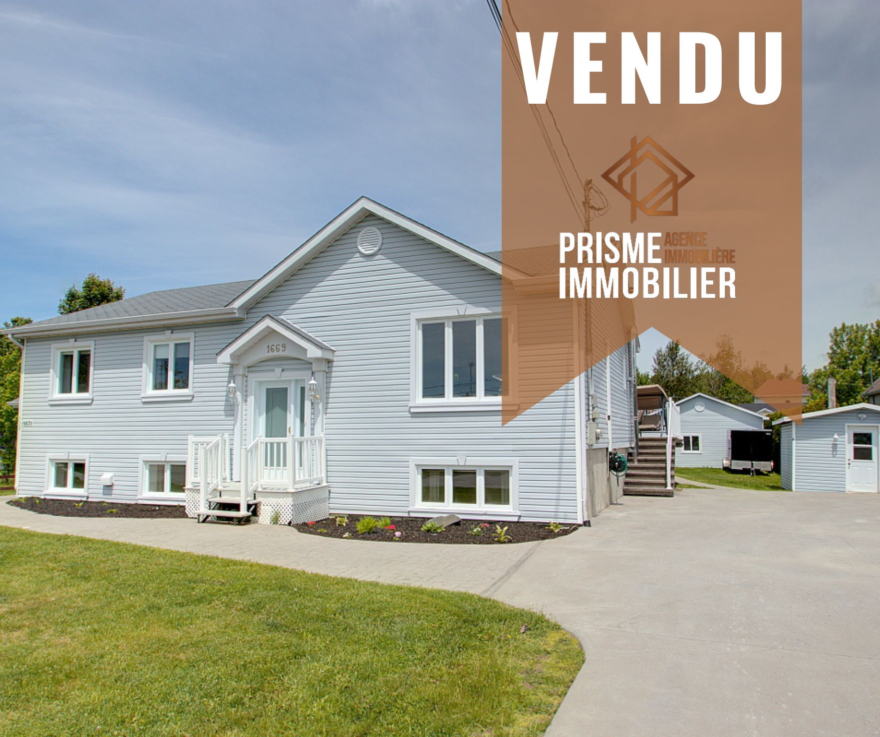Maison de plain-pied à vendre à Sherbrooke  disponible sur le marché immobilier offert par Prisme Immobilier à Sherbrooke centris #15458034.