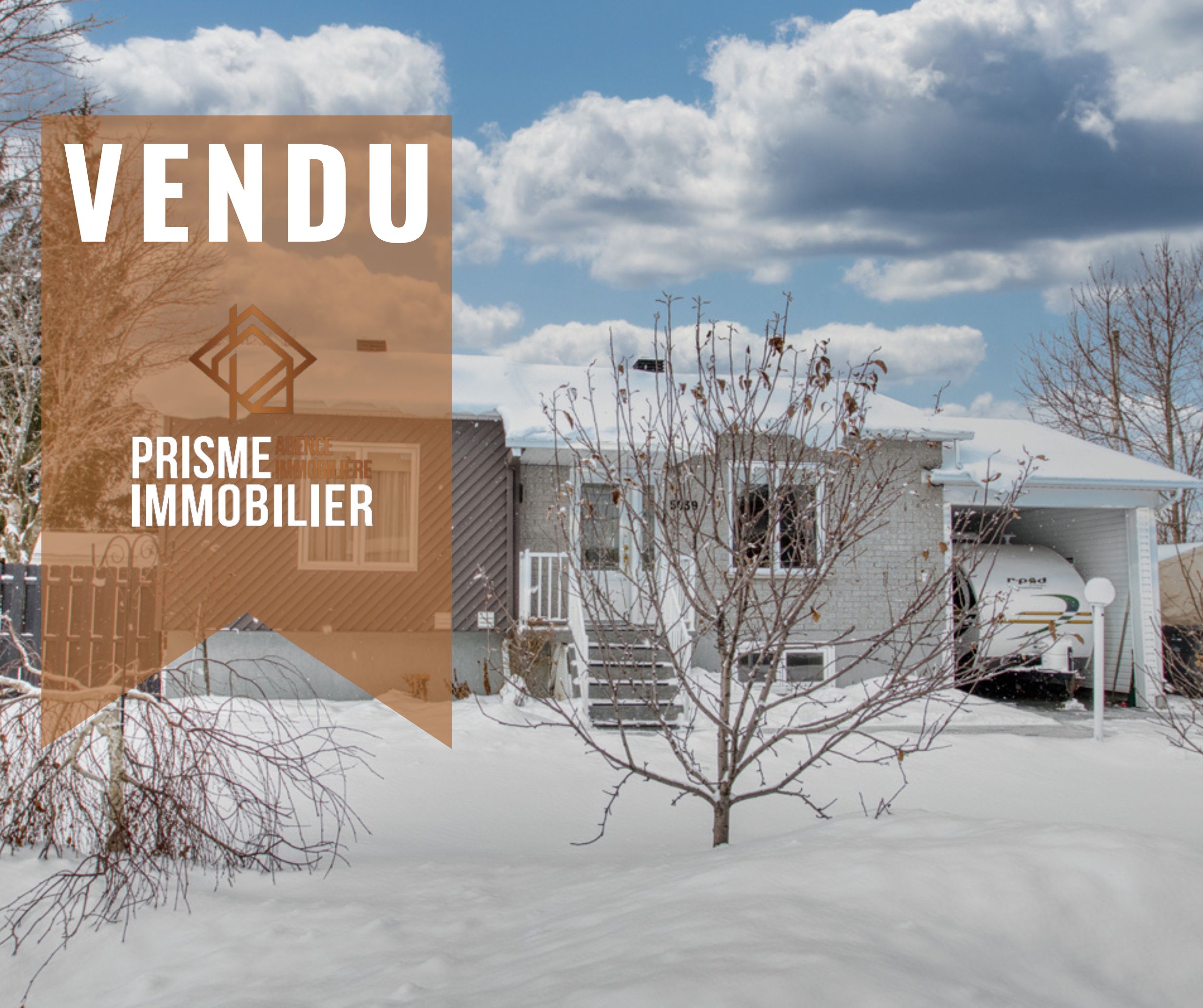 Maison de plain-pied à vendre à Sherbrooke  disponible sur le marché immobilier offert par Prisme Immobilier à Sherbrooke centris #16383905.